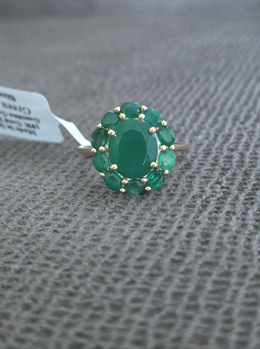 Shivam Green💚 Onyx Flower🌸 Ring💍 - Picture 5 of 16